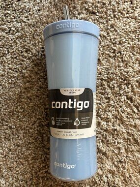 Contigo AutoClose Shake & Go 20oz Tumber with straw-NEW